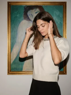 Maia Stone Knit blouse