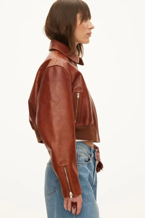 Marilyn Leather bomber