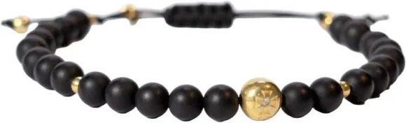 Marius Diamond Onyx - Gold - Men edition