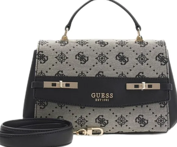 MELINDA LOGO TOP HANDLE FLAP