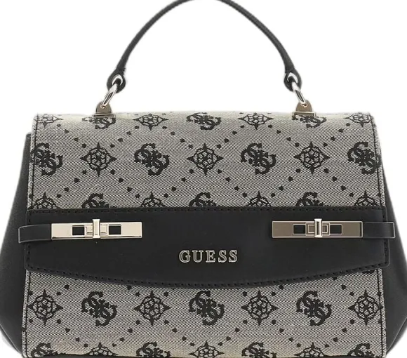 MELINDA LOGO TOP HANDLE FLAP