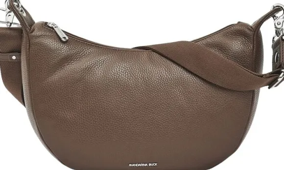 MELLOW LEATHER HOBO / MILK CHOCOLATE