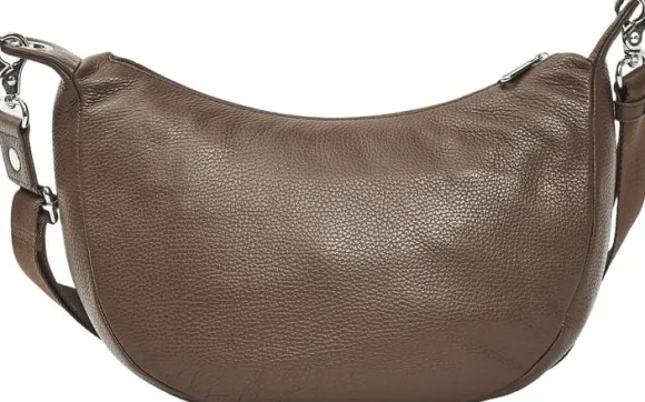 MELLOW LEATHER HOBO / MILK CHOCOLATE