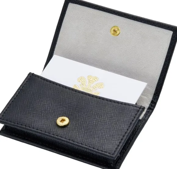 Men's Leather Sample Wallet Black EdP 13,6 ml