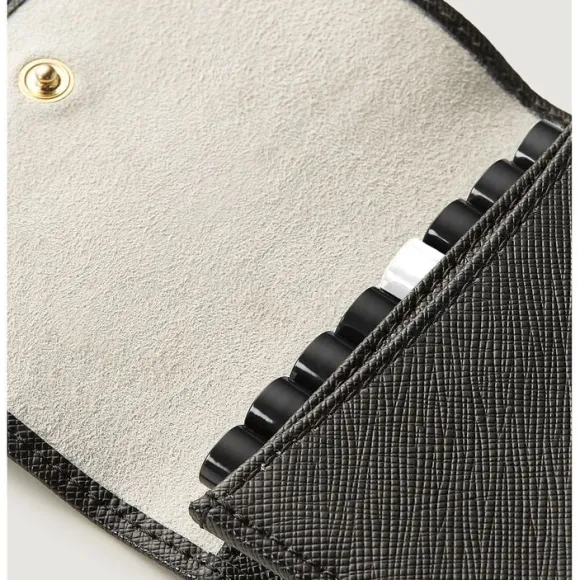 Men's Leather Sample Wallet Black EdP 13,6 ml