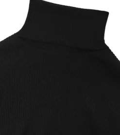 Merino Fine Rib Top Long Sleeve