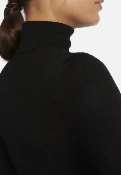 Merino Fine Rib Top Long Sleeve