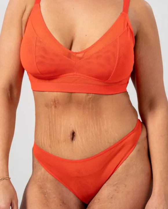 Mesh Support Bra