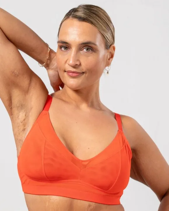 Mesh Support Bra