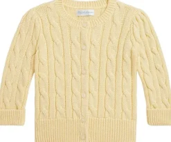 Metallic Cable-Knit Cardigan