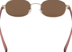Metallic frame sunglasses