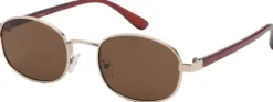 Metallic frame sunglasses