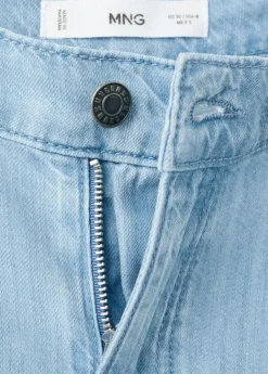 Mid-rise palazzo jeans