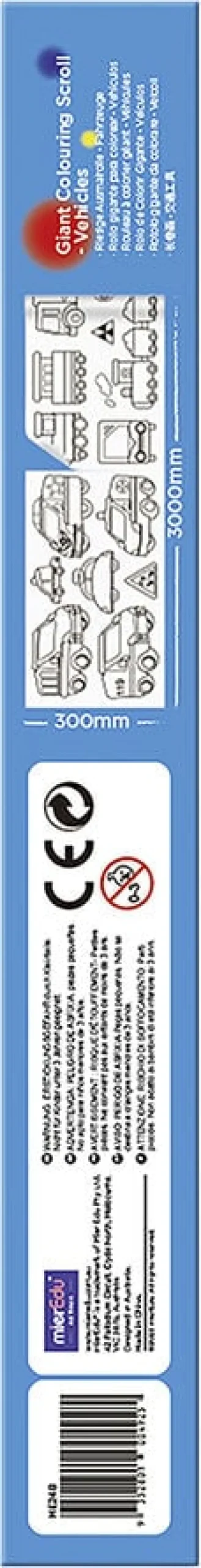 mierEdu - Kæmpebanner til farvelægning - Transportmidler