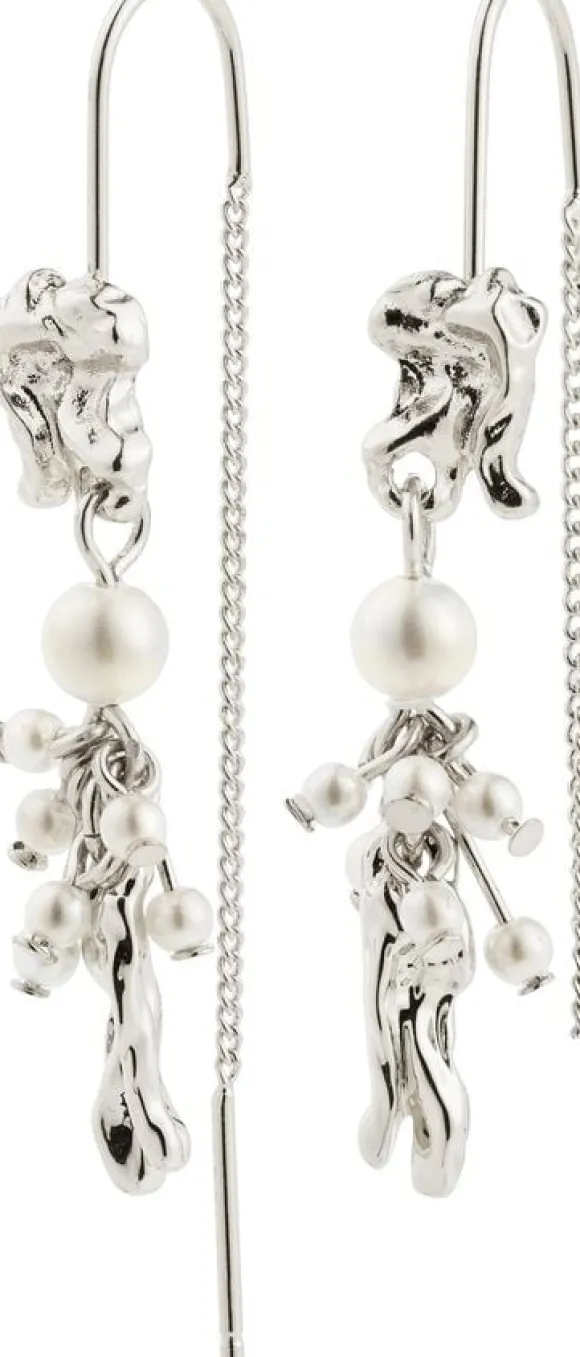 MILO chain earrings silver-plated
