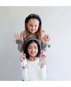 Mimi & Lula - Nøglering - Pink Rainbow