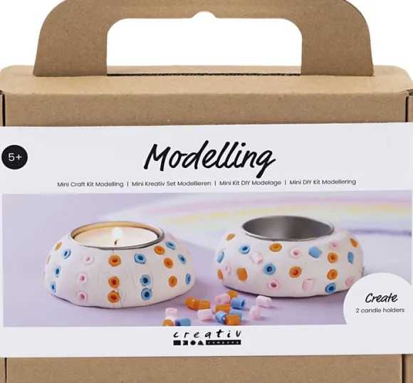 Mini DIY Kit Modellering, Lysestager