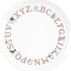 Moomin ABC tallrik Ø 20 cm Moomin salmon