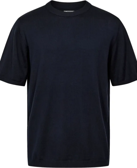 Morgan 5 Loose fit strikket t-shirt - 100% merinould RWS