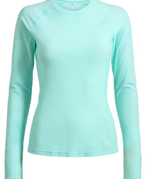 Motion performance langærmet tee - Mint