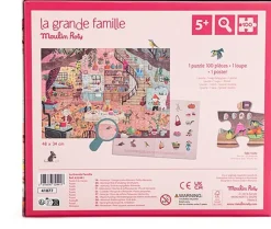 Moulin Roty - Puslespil 100 brk - Hjemmehygge - La Grande Fa