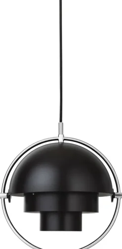 Multi-Lite Pendant - Small (Base: Brass, Shade: Black Semi Matt)