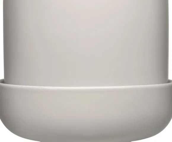 Nappula urtepotte med underskål 170x130 lysegrå