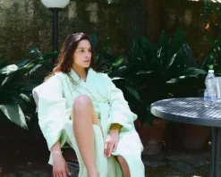 Naram Bathrobe - lemon sorbet S/M