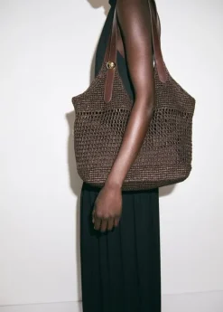 Natural fibre tote bag