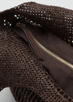Natural fibre tote bag