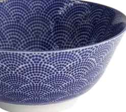 Nippon Blå tayo skål 15,2x6,7cm 500ml Prikker
