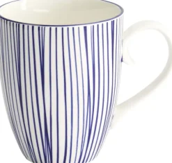 Nippon Blue Mug 8.5x10. 2cm 380ml Lines