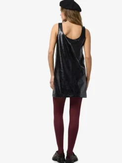 NMKANE PINAFORE VINYL DRESS