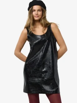 NMKANE PINAFORE VINYL DRESS