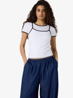 NMKERRY S/S DOUBLE LAYER TOP /TNT14