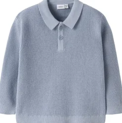 NMMFIKAL LS LOOSE KNIT POLO