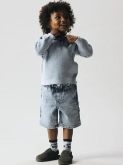 NMMFIKAL LS LOOSE KNIT POLO