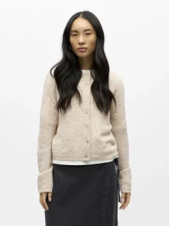OBJAGATE L/S RE KNIT CARDIGAN NOOS