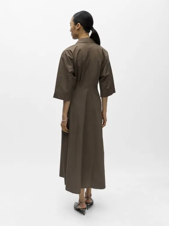 OBJELLY HOPE 3/4 RE MIDI DRESS 144