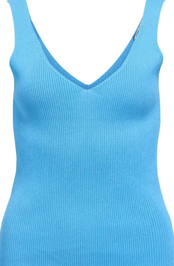 OBJKUNI THESS S/L SINGLET KNIT TOP