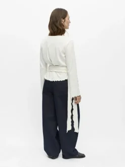 OBJLESLY L/S REG. WRAP TOP E TNE 26