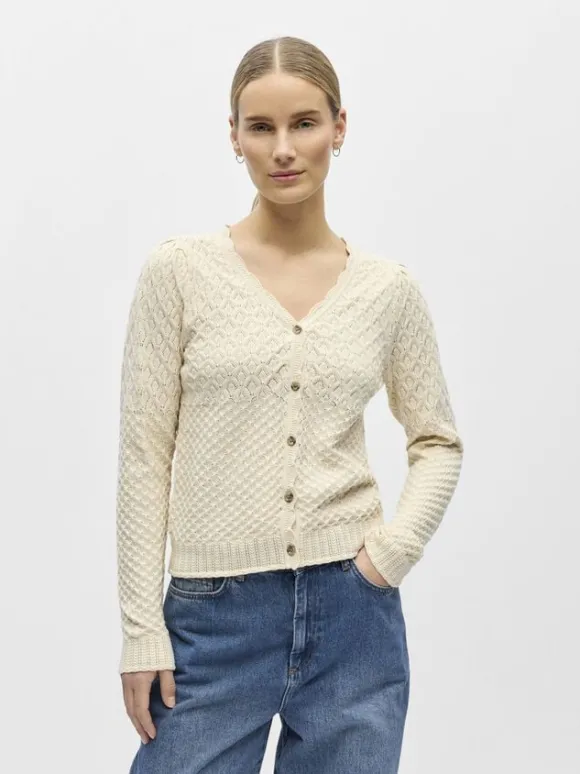 OBJNOA L/S V-NECK KNIT CARDIGAN NOO
