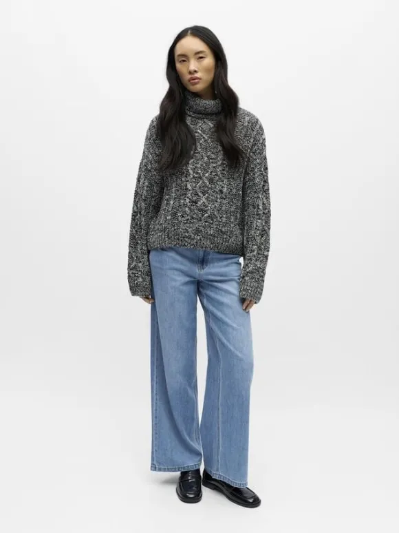 OBJSIMIK KNIT L/S OZ PULLOVER 142