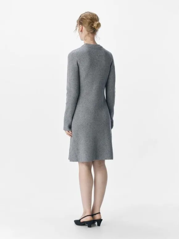 OBJVIOLA LS RE KNIT DRESS DIV