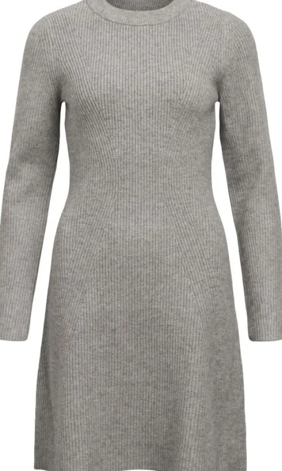 OBJVIOLA LS RE KNIT DRESS DIV