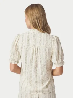 Odesa Floral Stripe Blouse