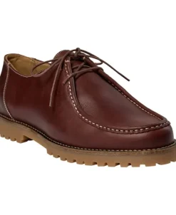 Ollie Moc Toe - Brown Leather
