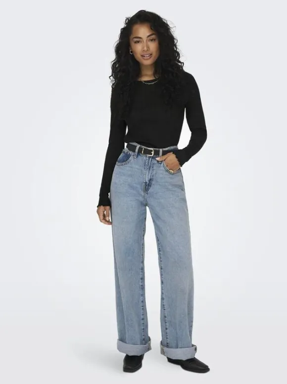 ONLCARLOTTA L/S TOP NOOS JRS
