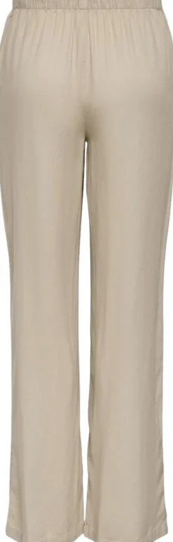 ONLGOA MW LINEN BL PULL-UP PANT CC