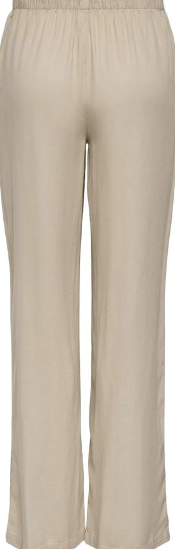 ONLGOA MW LINEN BL PULL-UP PANT CC